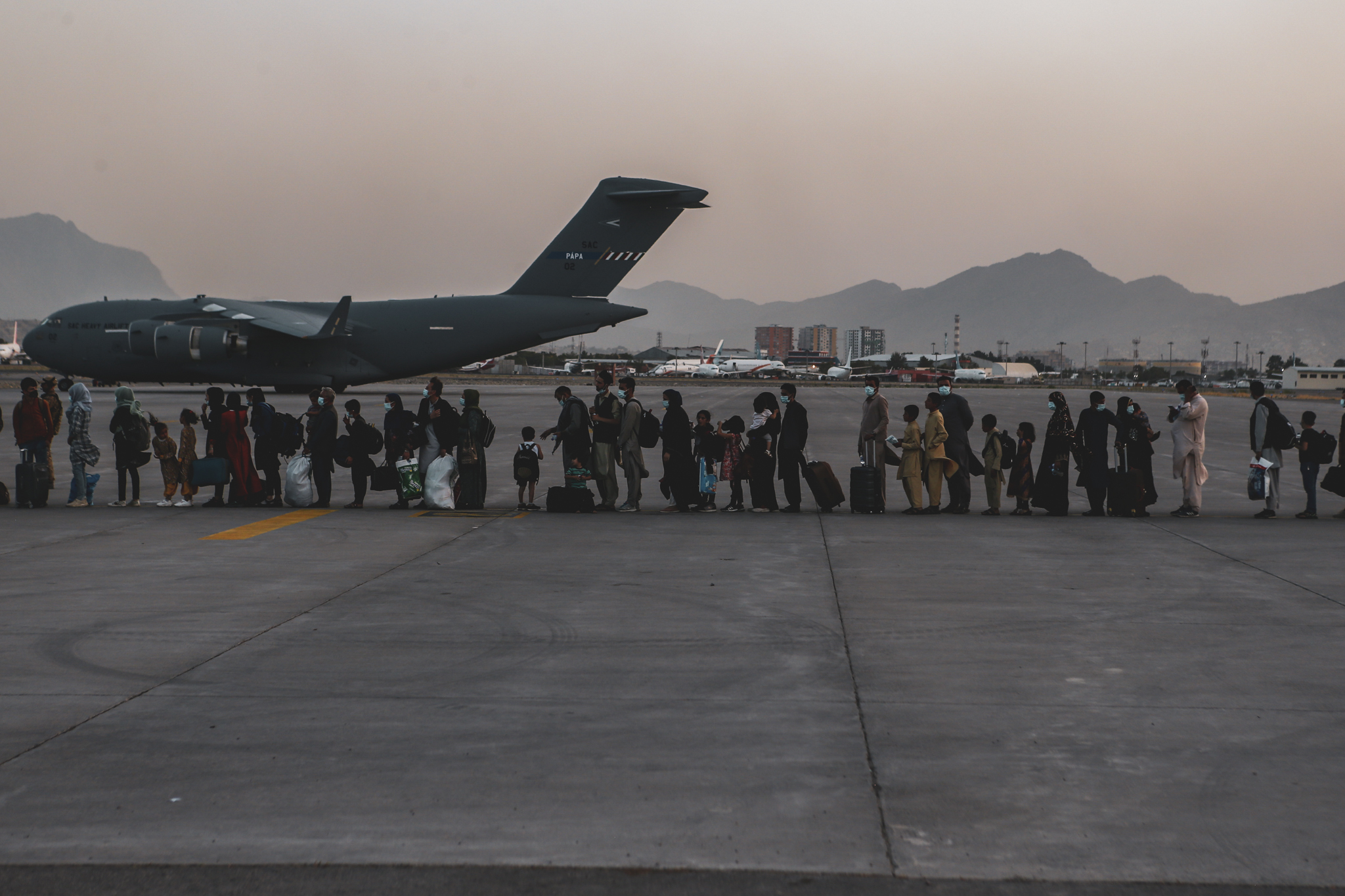 Afghanistan evacuation flight