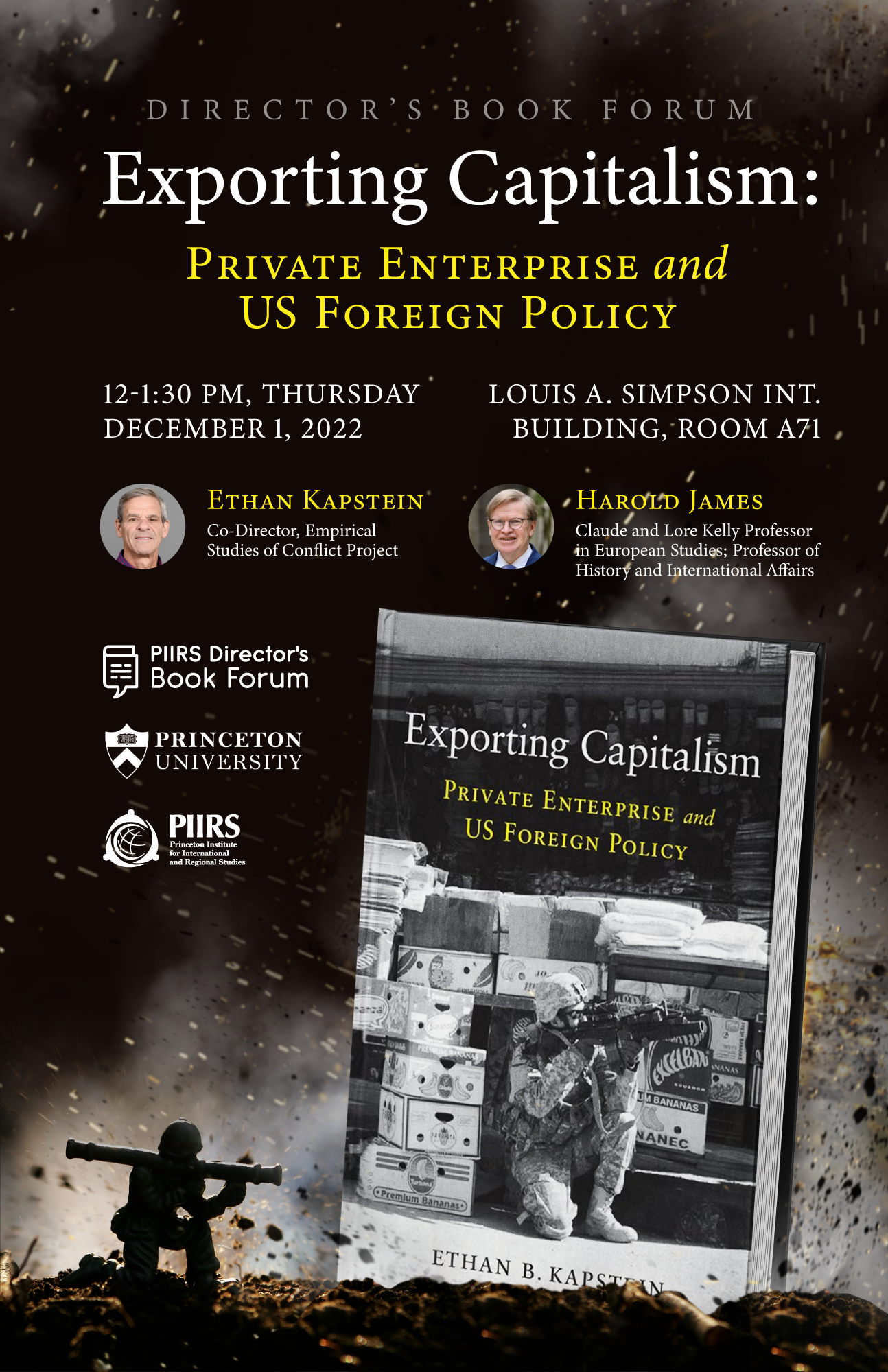 Exporting Capitalism event poster