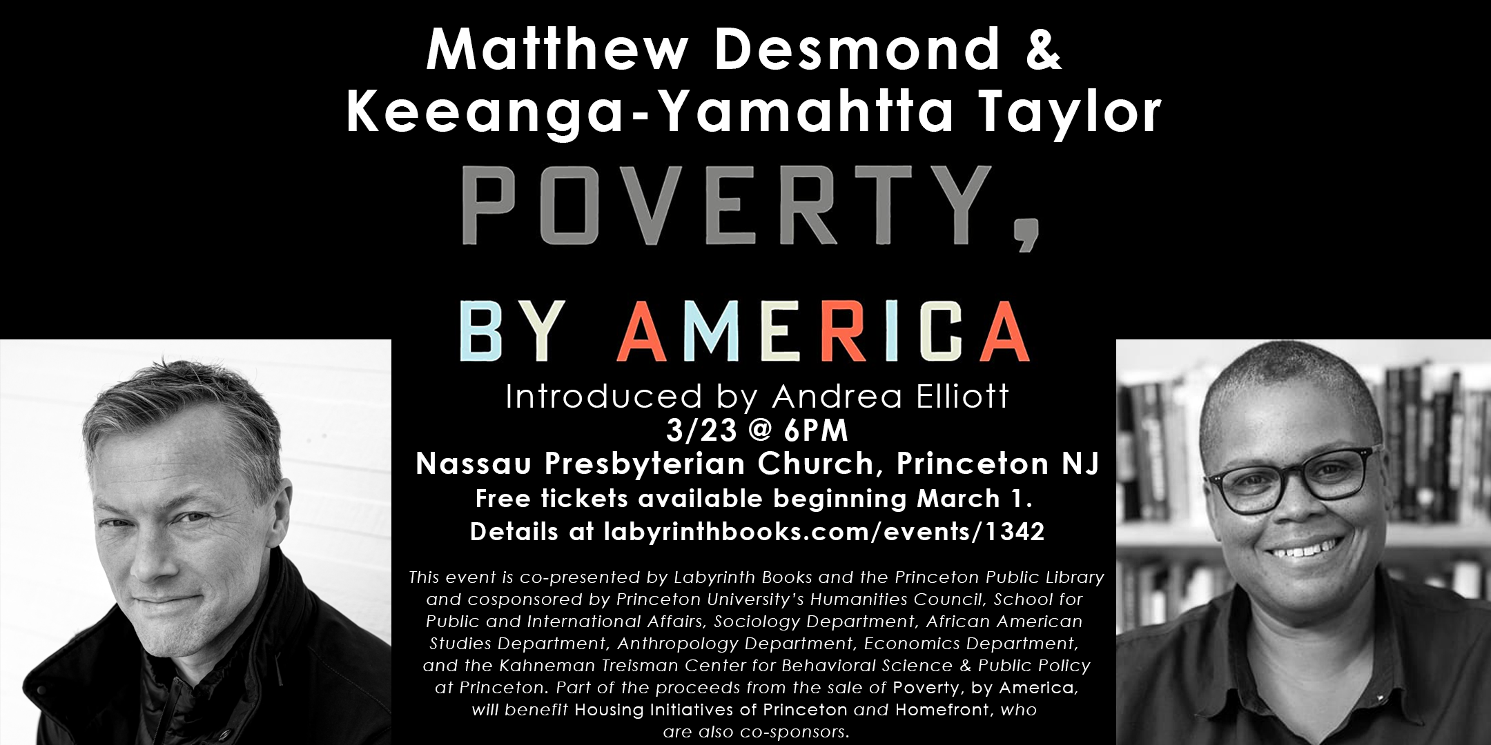 Poverty by America event flyer