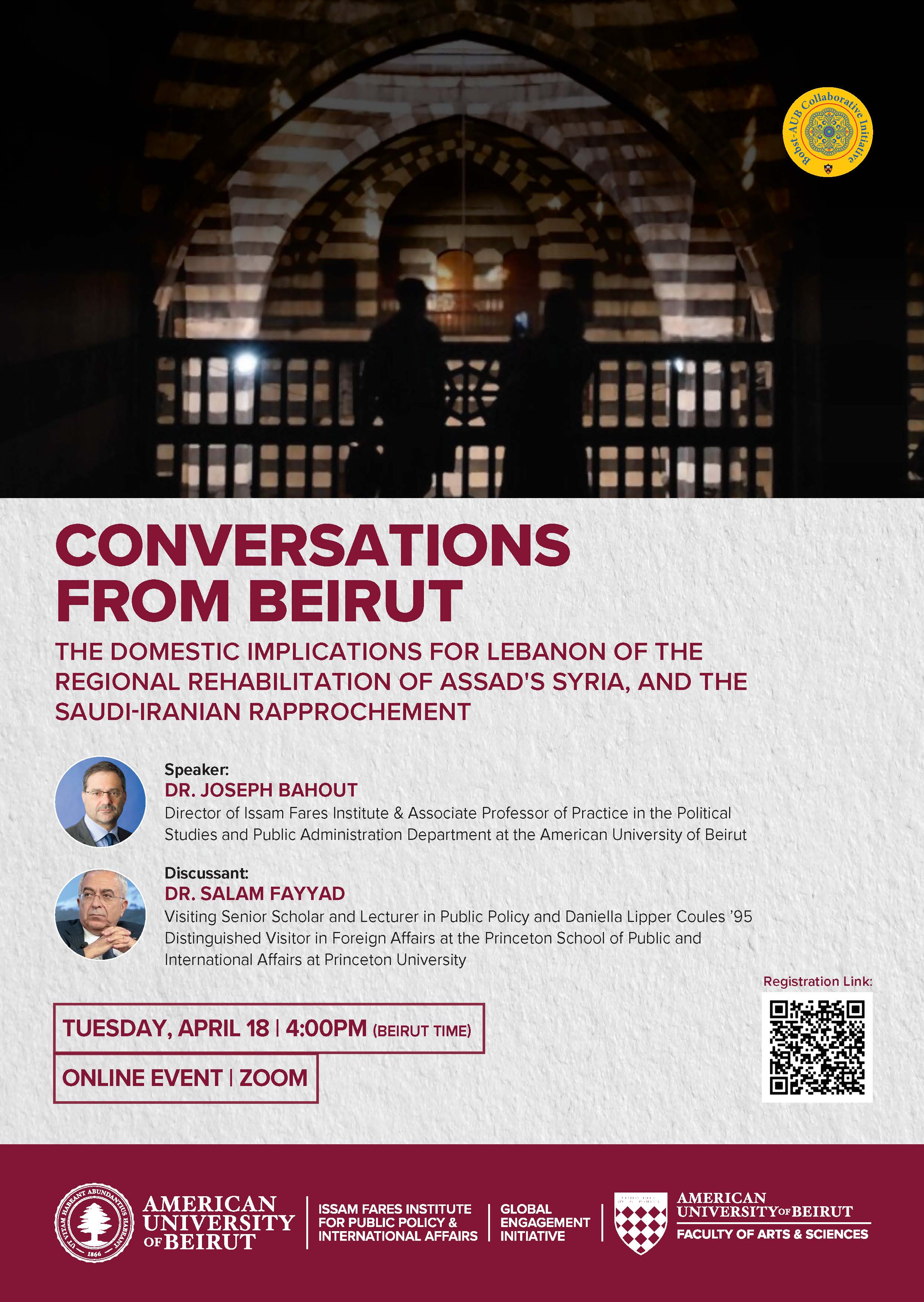 Conversations from Beirut flyer