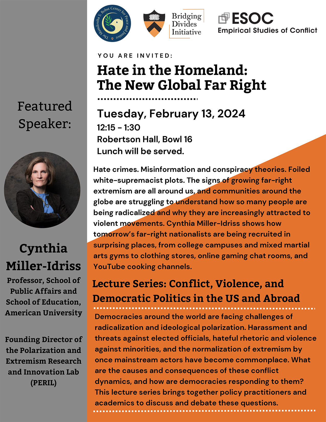 Hate in the Homeland: The New Global Far Right event flyer