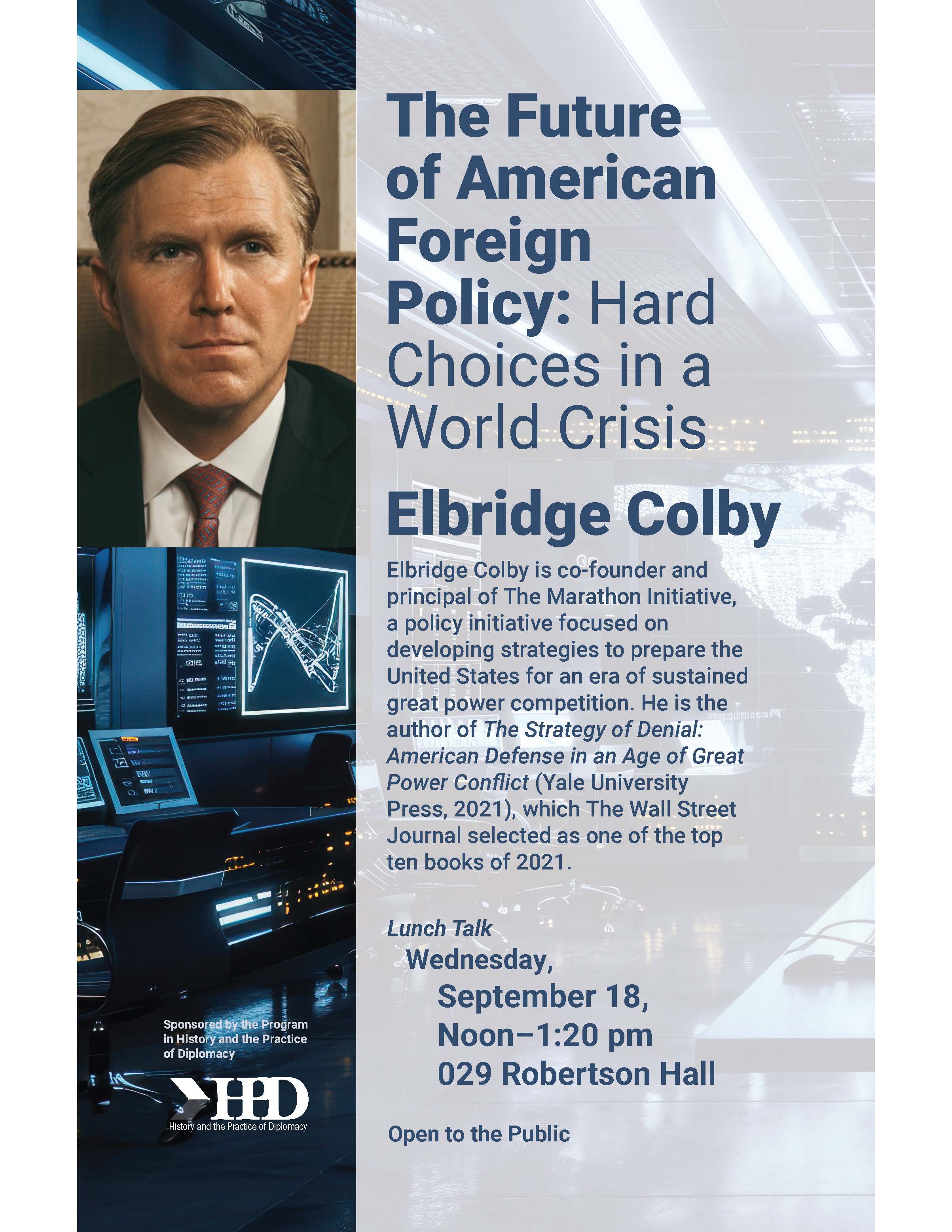 Elbridge Colby poster