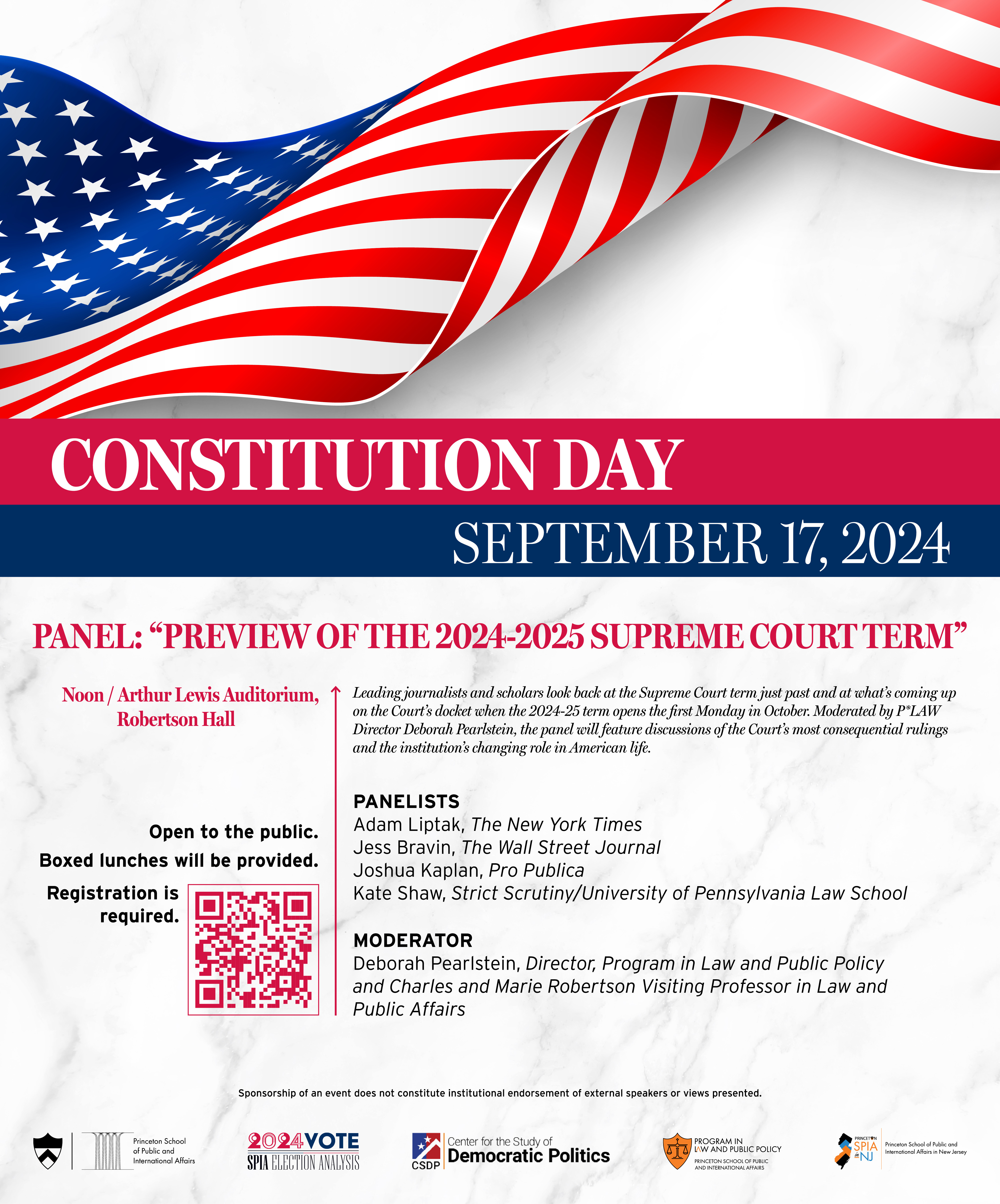 Constitution Day event poster