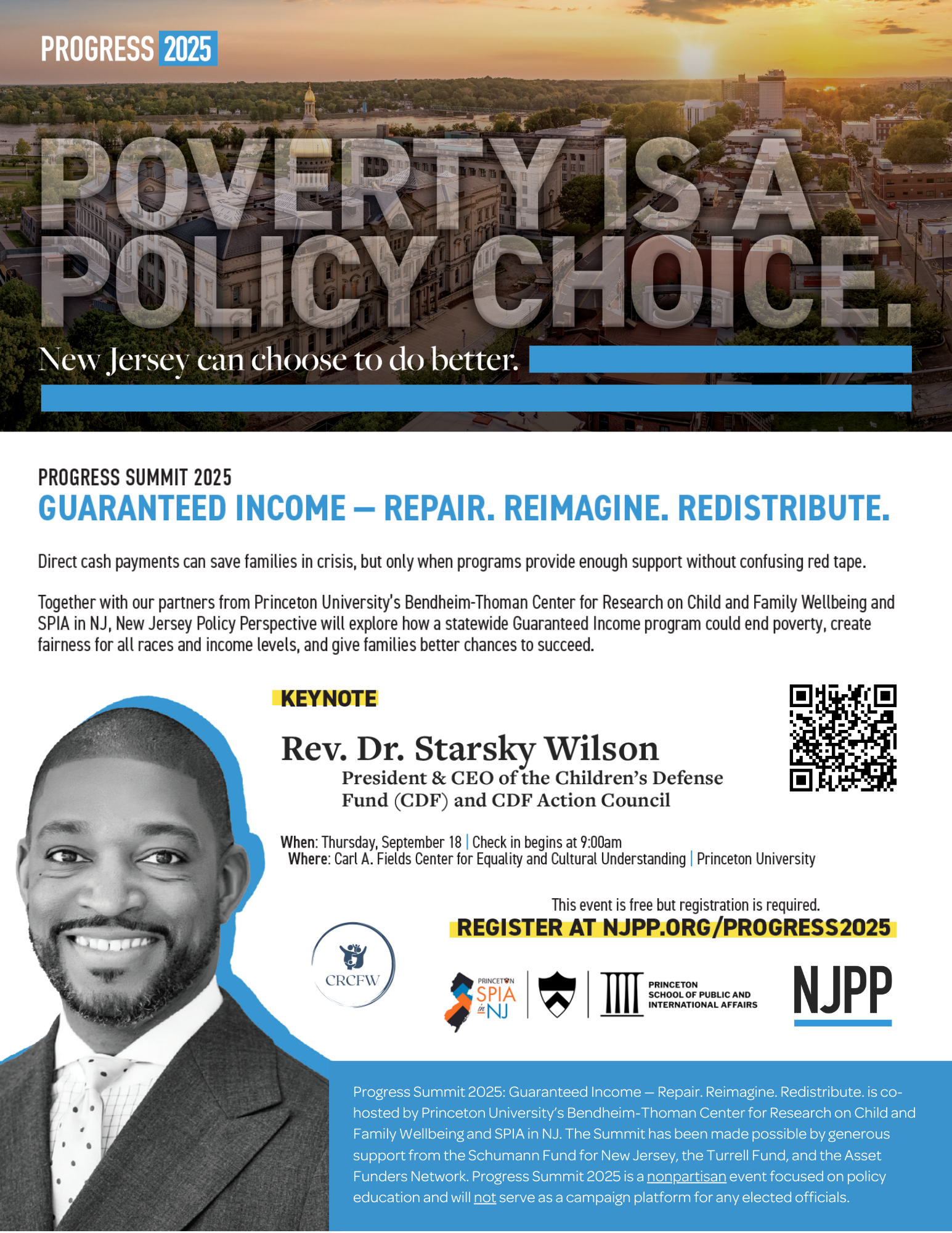 poster with talk details