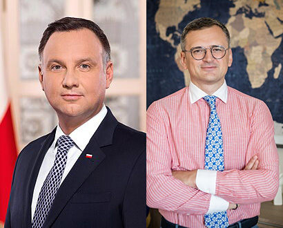 Andrzej Sebastian Duda and Dmytro Kuleba