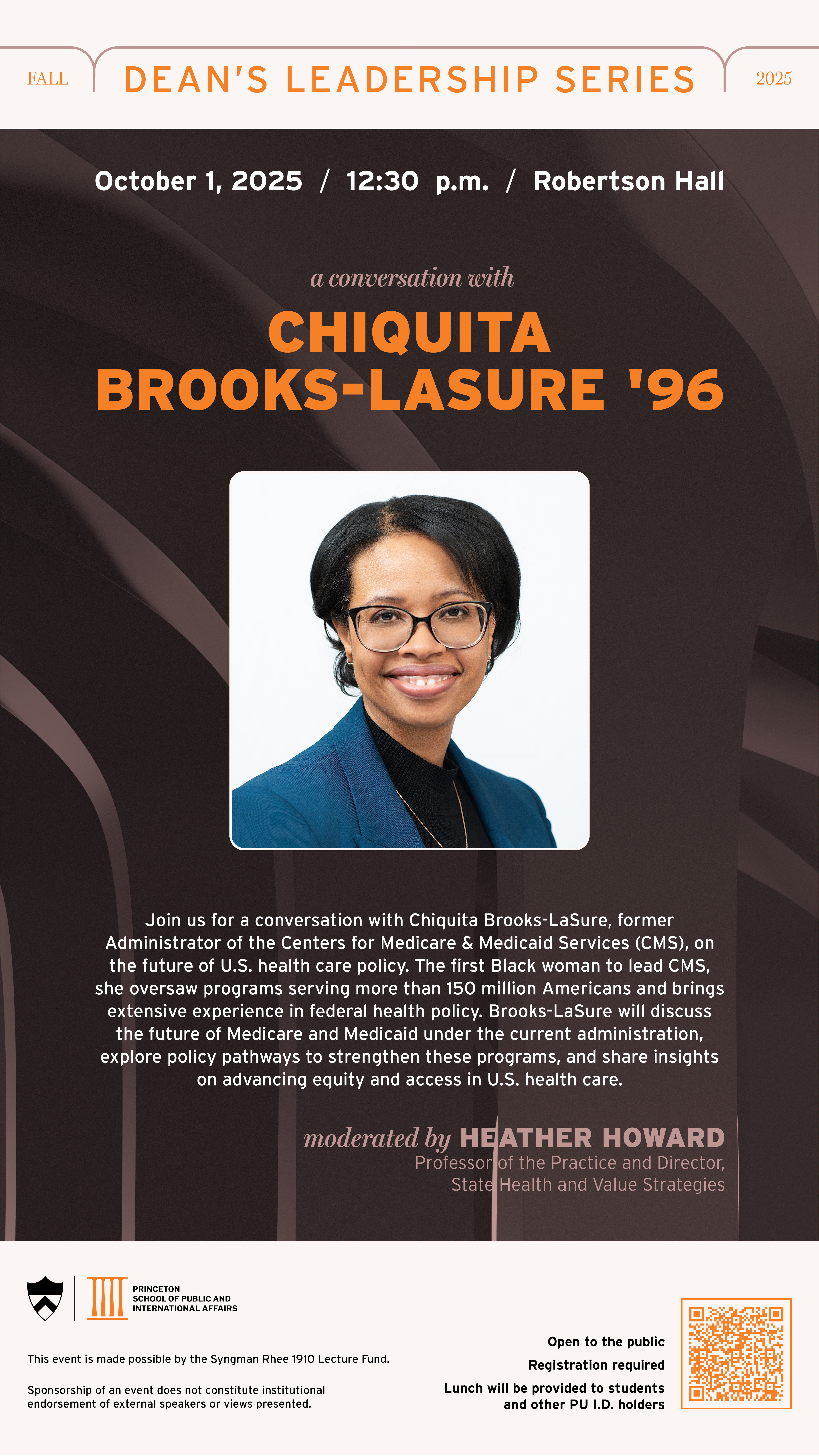 Chiquita Brooks-LaSure '96 DLS event poster