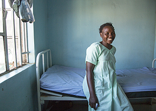 Topister, 27, suffered from obstetric fistula for 14 years before receiving a free corrective surgery.