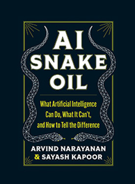 AI Snake Oil book cover