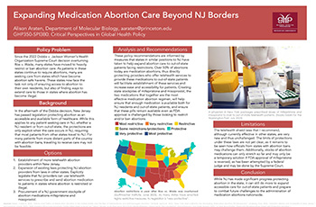 Expanding Medication Abortion Care Beyond NJ Borders poster