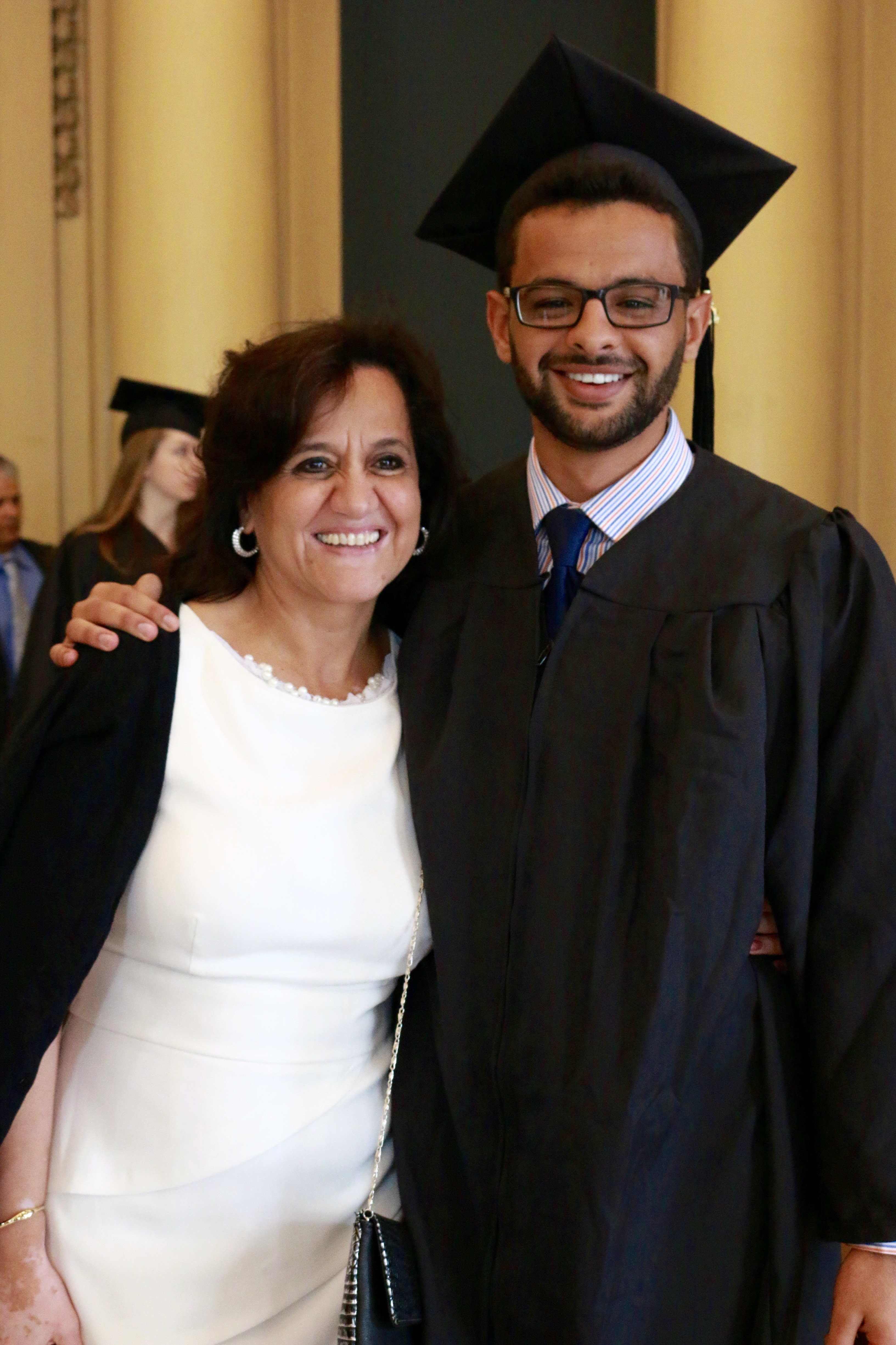 Man with graduation cap