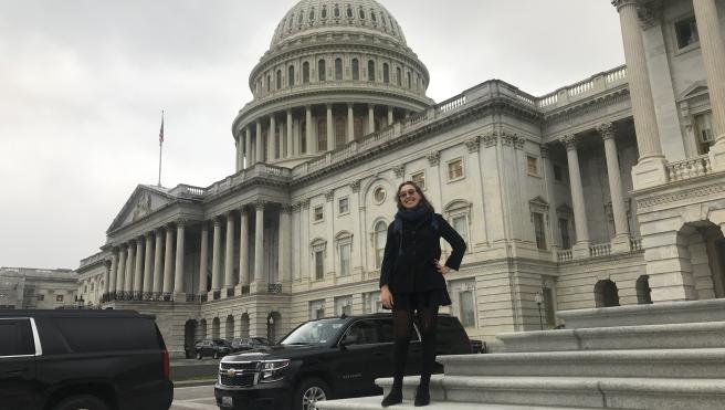 Claire Kaufman at the Capitol