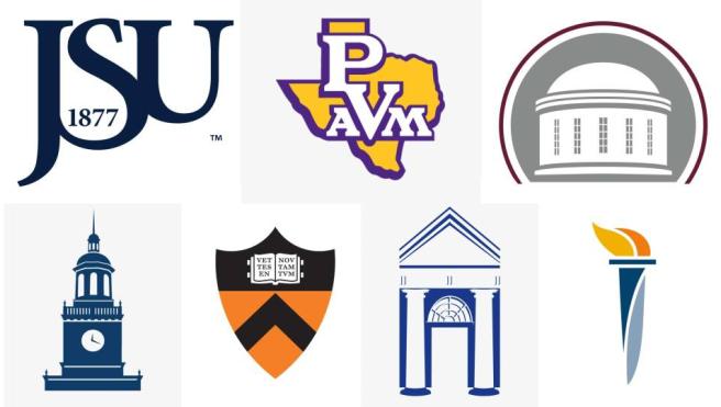 Princeton HBCU collaboration logos