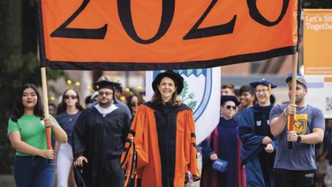 Opening Exercises on Sept. 4 welcomed the Class of 2026, the largest in Princeton history. Sameer A. Khan/Fotobuddy