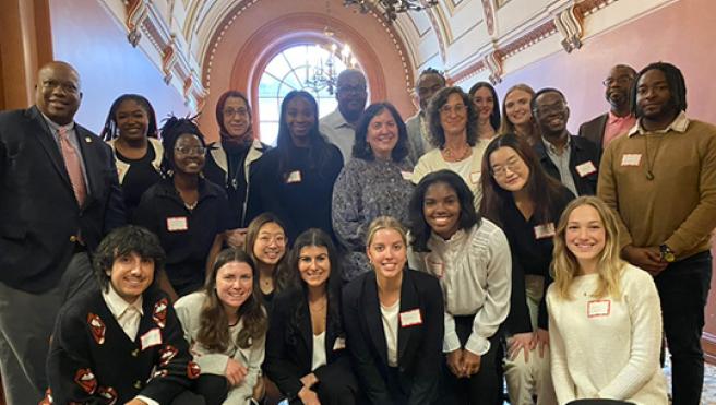 SPI 402D Junior Policy Task Force students and faculty