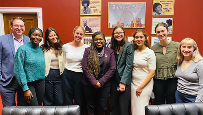 Students in Princeton Policy Advocacy Clinic course