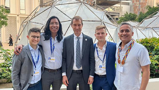  SPIA students at COP28 conference