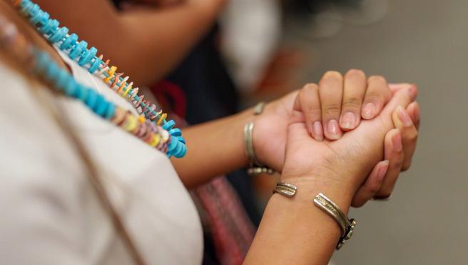 person hands
