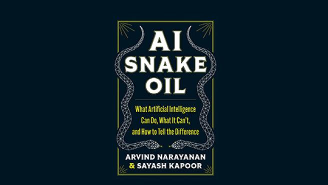 AI Snake Oil book cover