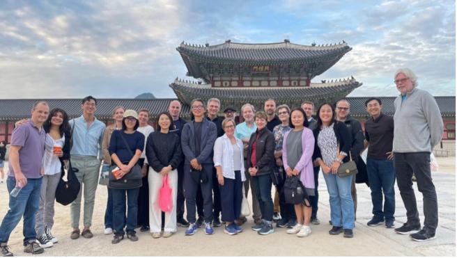 Participating Scholars during Seoul City Tour at Gyeongbokgung Palace