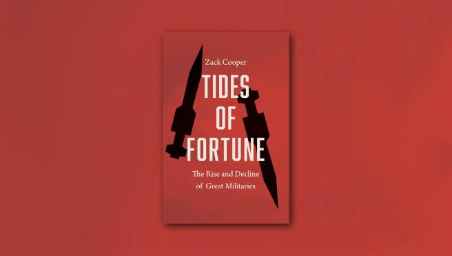A book cover that says "Tides of Fortune" against a red backdrop