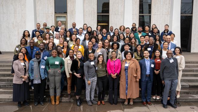 Princeton SPIA students and alumni gathered at the Students and Alumni of Color Spring Symposium on April 5 and 6 at Robertson Hall.