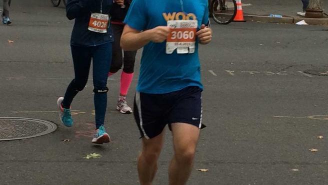 students running