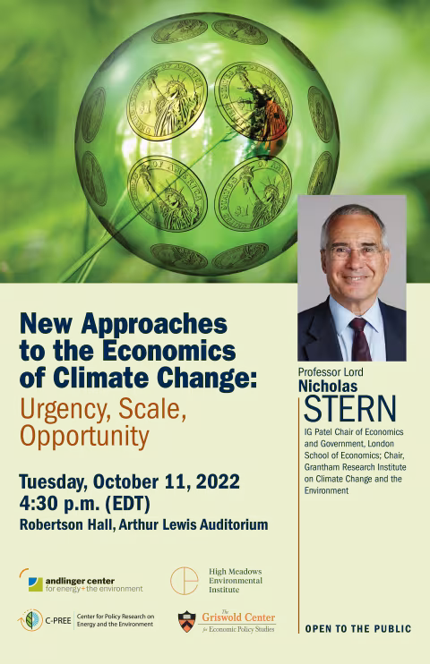 Economics of Climate Change poster, Oct. 11