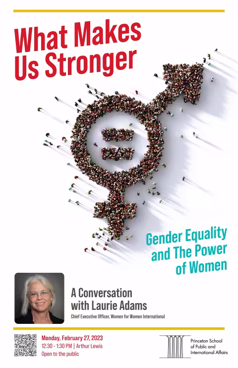 What Makes Us Stronger: Gender Equality and The Power of Women event flyer