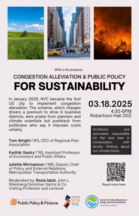 poster with talk details