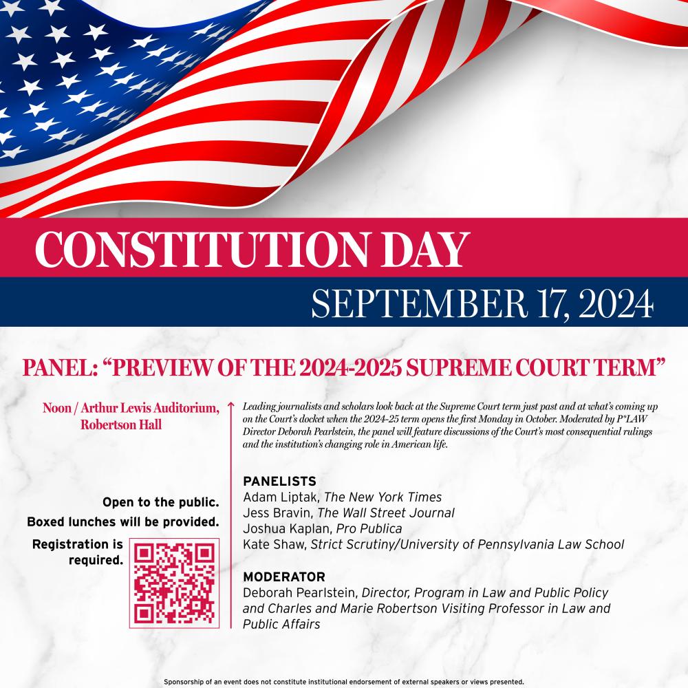 Constitution Day event poster