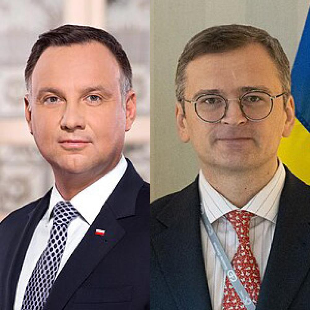 Andrzej Duda  and Dmytro Kuleba