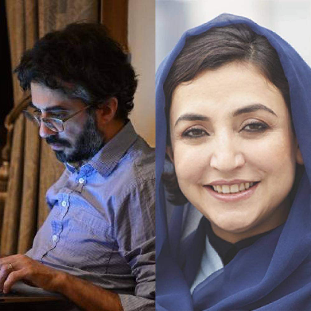 Zaid Al-Ali and Ambassador Adela Raz