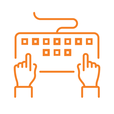 An icon of a keyboard