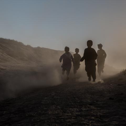 boys running