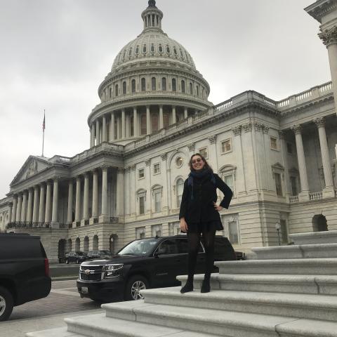 Claire Kaufman at the Capitol