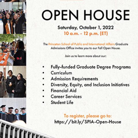 SPIA Fall Open House 2022