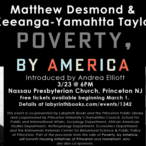 Poverty by America event flyer