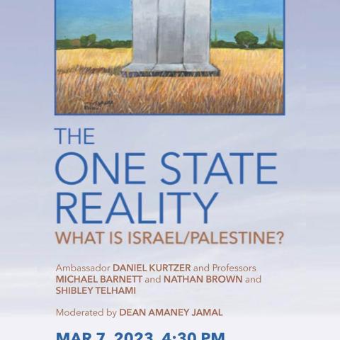 The One State Reality event poster