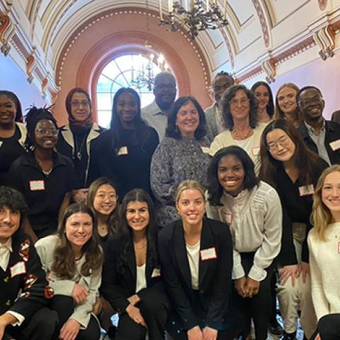 SPI 402D Junior Policy Task Force students and faculty
