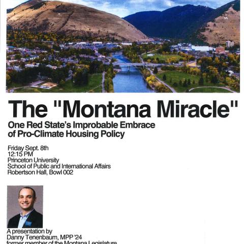 The Montana Miracle event flyer