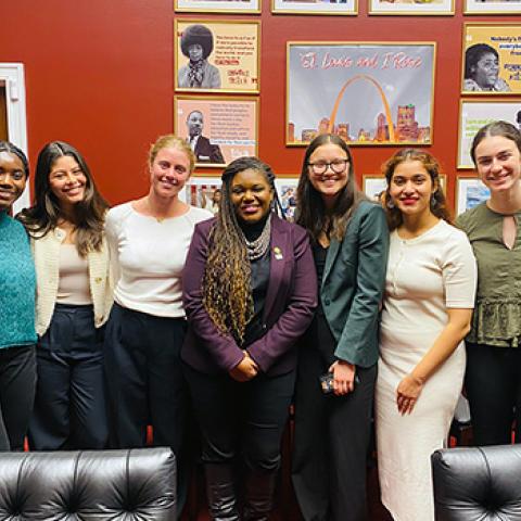 Students in Princeton Policy Advocacy Clinic course