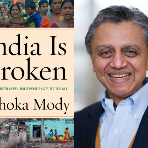 India is Broken book cover with author Ashoka Mody