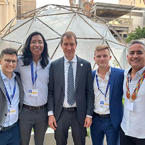  SPIA students at COP28 conference