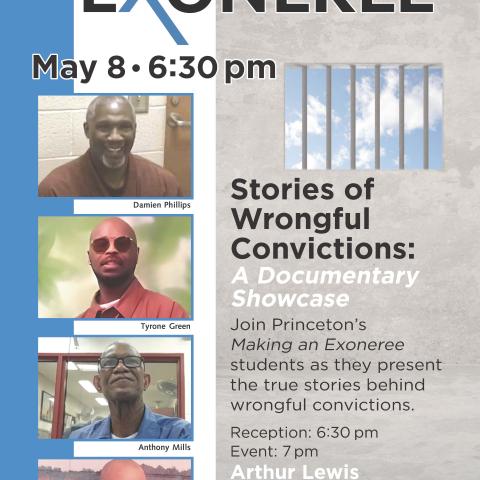 Making An Exonoree event poster