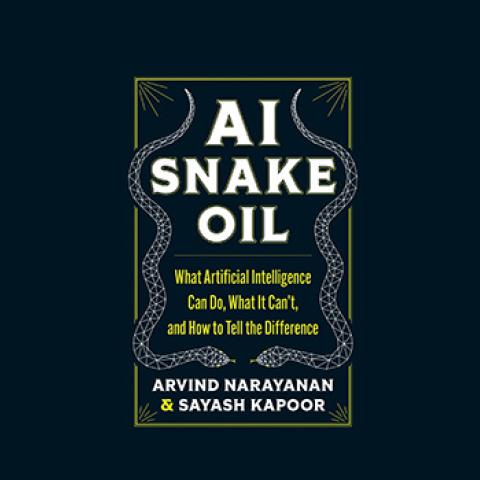 AI Snake Oil book cover