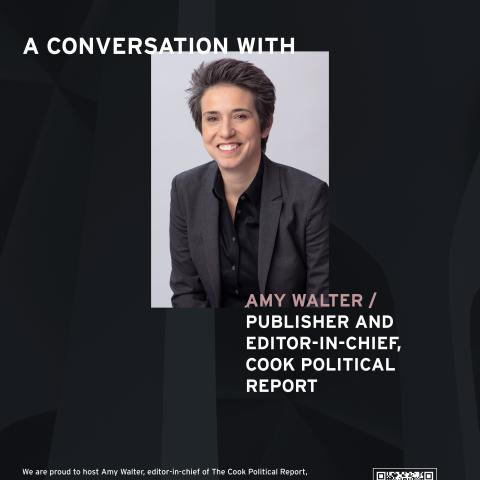 Amy Walter event poster