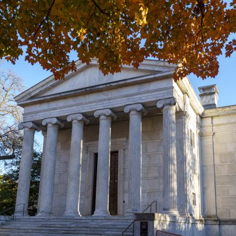 Clio Hall in autumn