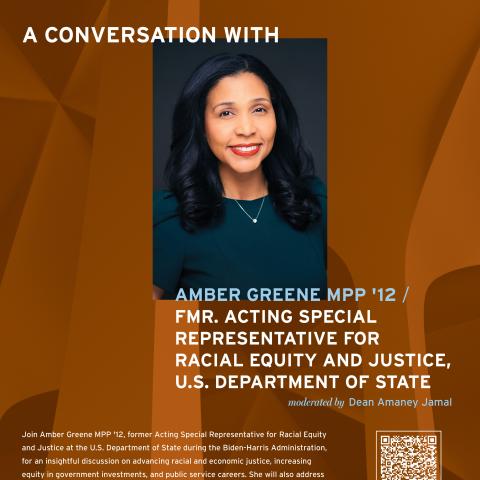 DLS Amber Greene event poster