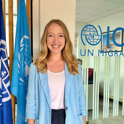 MPA student Sarah Sexton at her summer UN internship