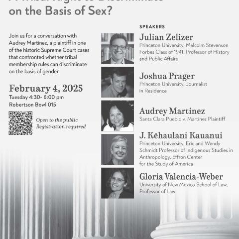 Poster with information about Lives of the Law Event on February 4, 2025